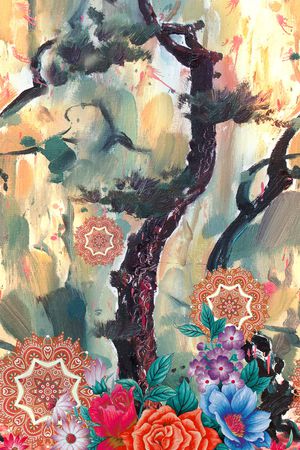 数码华亿平台印花华亿平台图片