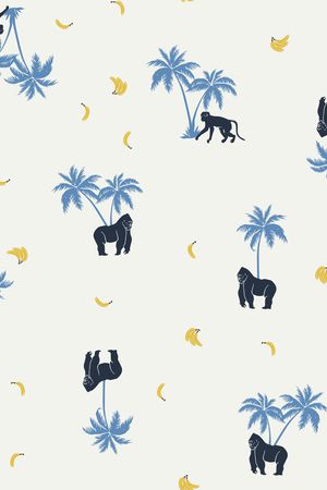 椰子树印花华亿平台图片