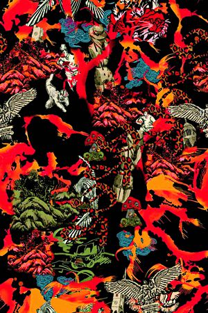 数码华亿平台印花华亿平台图片