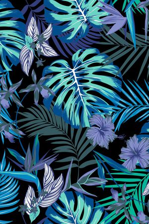 蓝色印花华亿平台图片