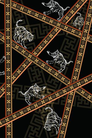 抽象印花华亿平台图片