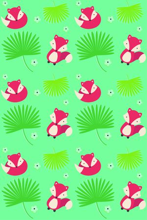 狐狸印花华亿平台图片