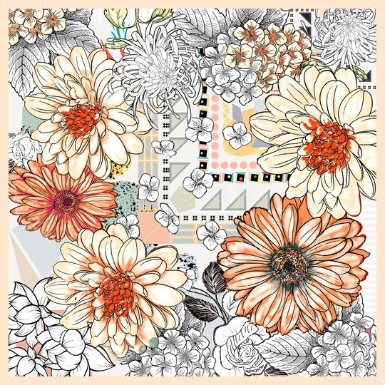 线条印花华亿平台图片