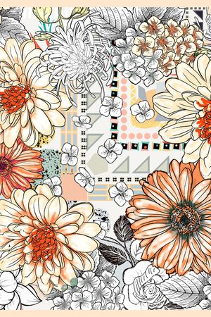 线条印花华亿平台图片