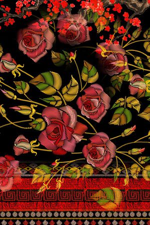 数码华亿平台印花华亿平台图片