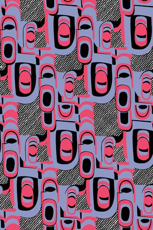 抽象印花华亿平台图片