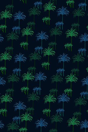 椰子树印花华亿平台图片