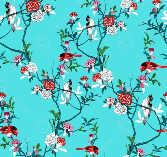 小碎花印花华亿平台图片