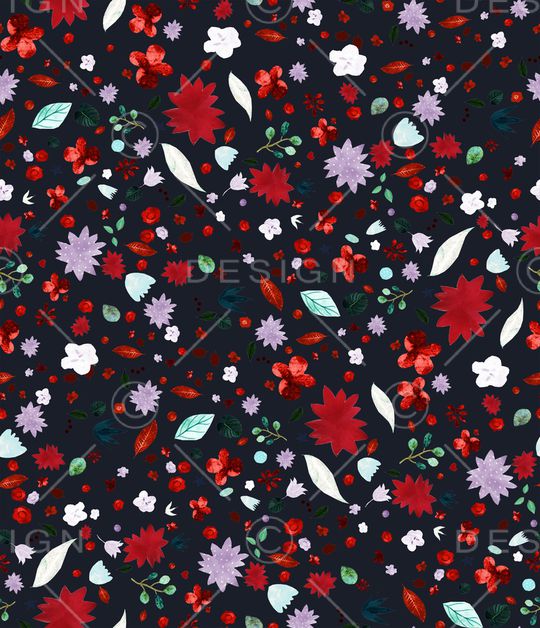 小碎花印花华亿平台图片