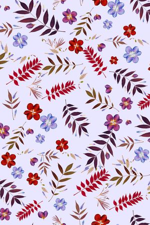 小碎花印花华亿平台图片