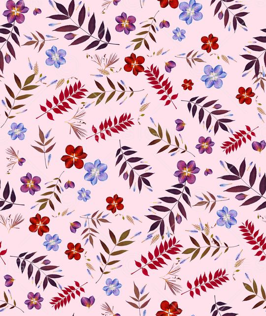 小碎花印花华亿平台图片