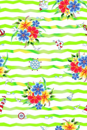 条纹印花华亿平台图片