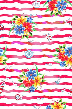 条纹印花华亿平台图片