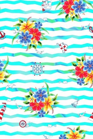 条纹印花华亿平台图片