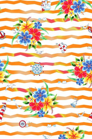 条纹印花华亿平台图片