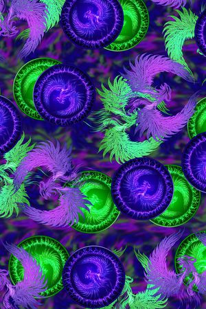 复古印花华亿平台图片