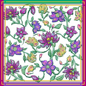 方巾印花华亿平台图片