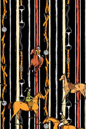 条纹印花华亿平台图片