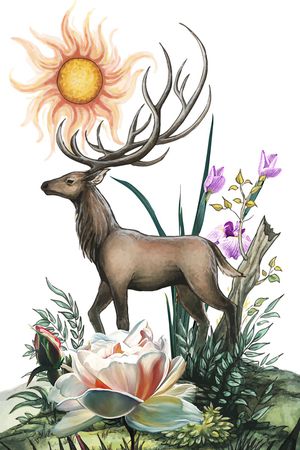 鹿印花华亿平台图片