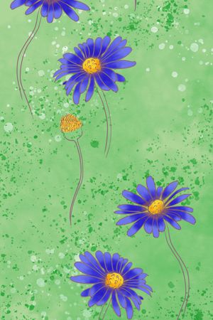 菊花印花华亿平台图片