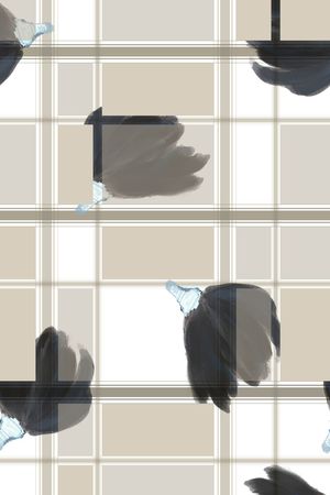 格子印花华亿平台图片