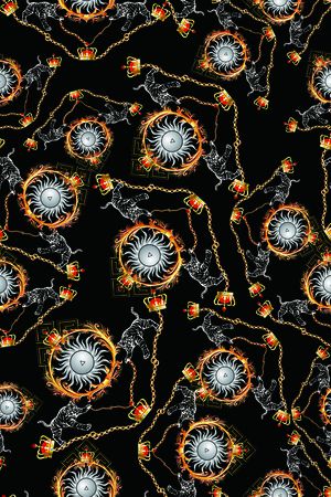 男装印花华亿平台图片