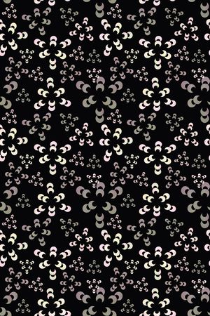 民族花卉印花华亿平台图片