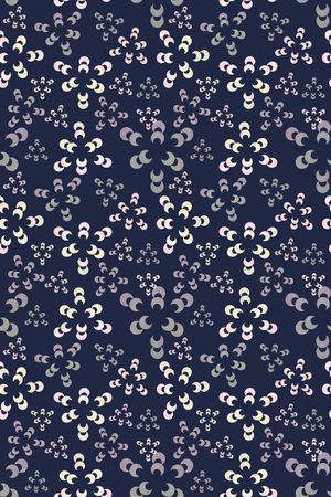 民族花卉印花华亿平台图片