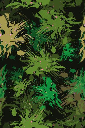 绿植树叶印花华亿平台图片