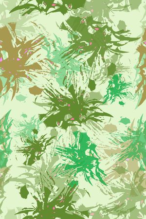 绿植树叶印花华亿平台图片