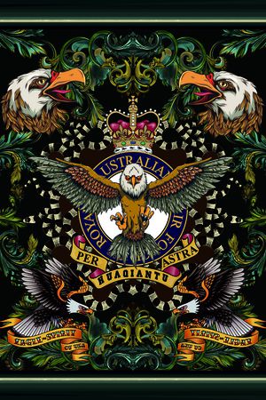 老鹰印花华亿平台图片