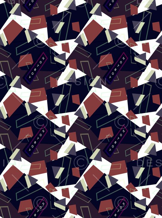 几何印花华亿平台图片