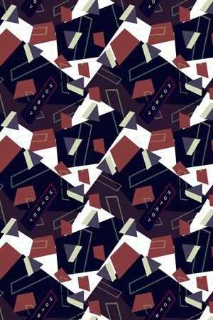 几何印花华亿平台图片