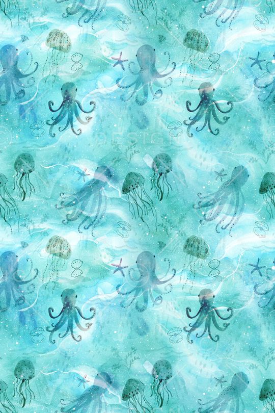 章鱼印花华亿平台图片