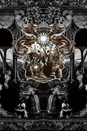 抽象印花华亿平台图片