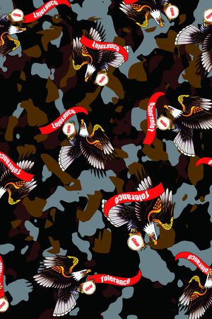 老鹰印花华亿平台图片