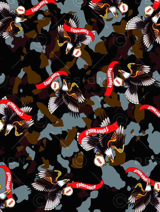 老鹰印花华亿平台图片