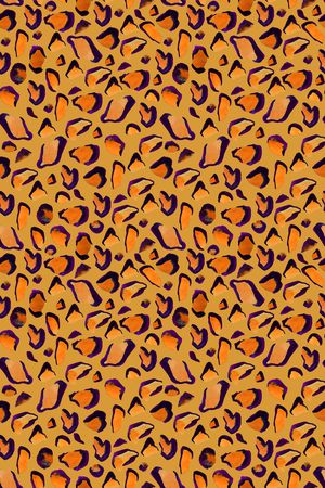 豹纹印花华亿平台图片