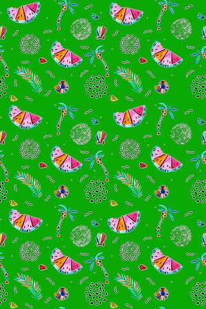 椰子树印花华亿平台图片