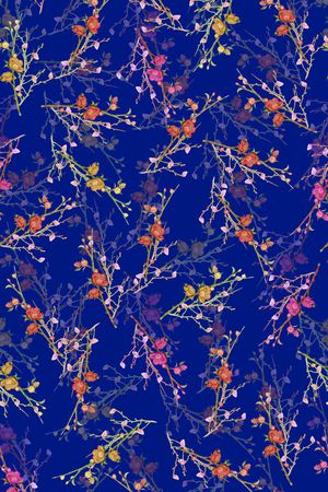 小碎花印花华亿平台图片