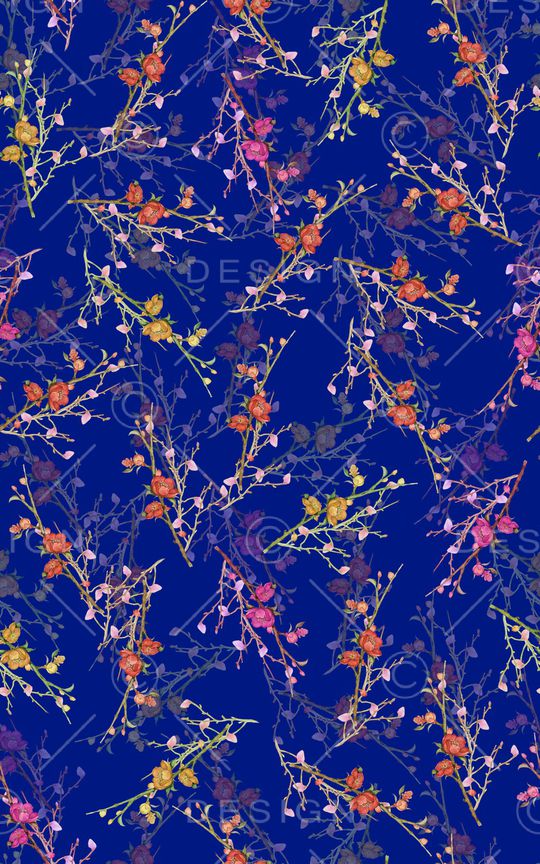 小碎花印花华亿平台图片