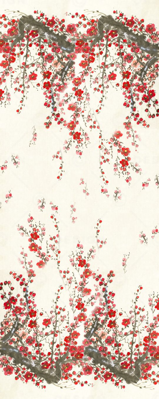 梅花印花华亿平台图片