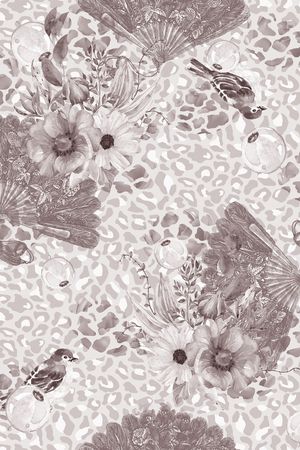 扇子印花华亿平台图片