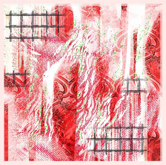 线条印花华亿平台图片