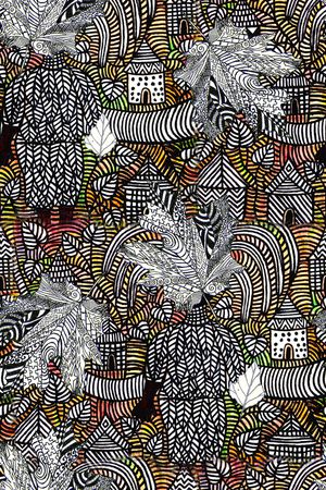 抽象印花华亿平台图片