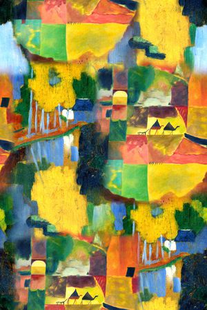 抽象印花华亿平台图片