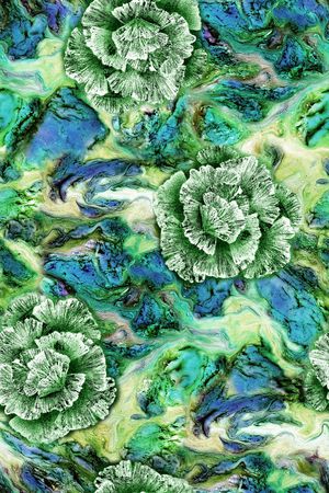 抽象印花华亿平台图片