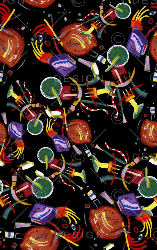 抽象印花华亿平台图片