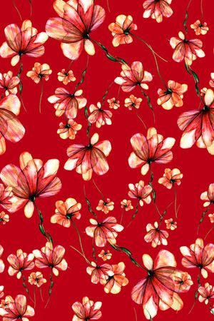 小碎花印花华亿平台图片