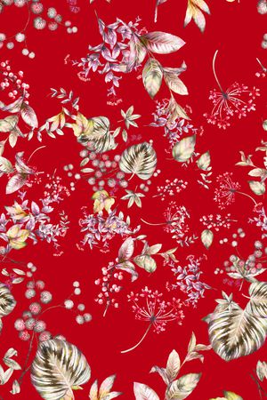 小碎花印花华亿平台图片